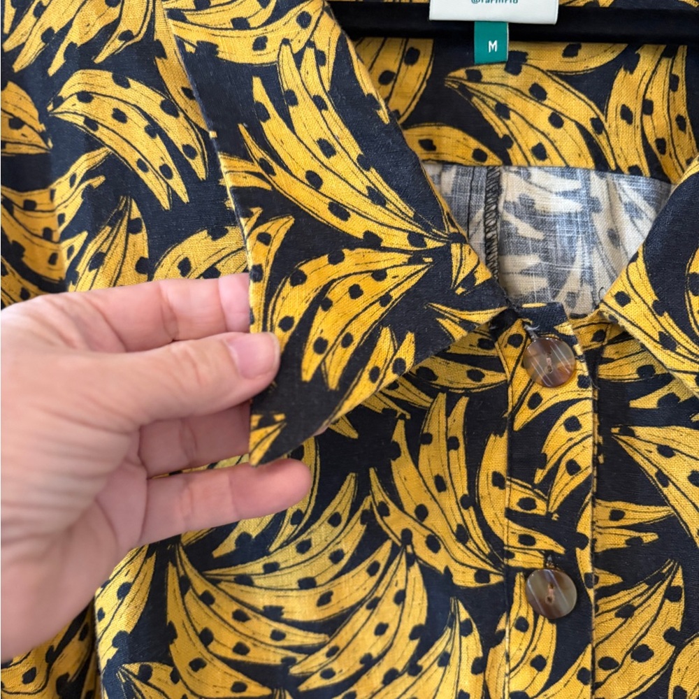FARM Rio Yellow & Black Printed Romper - Picture 5 of 13